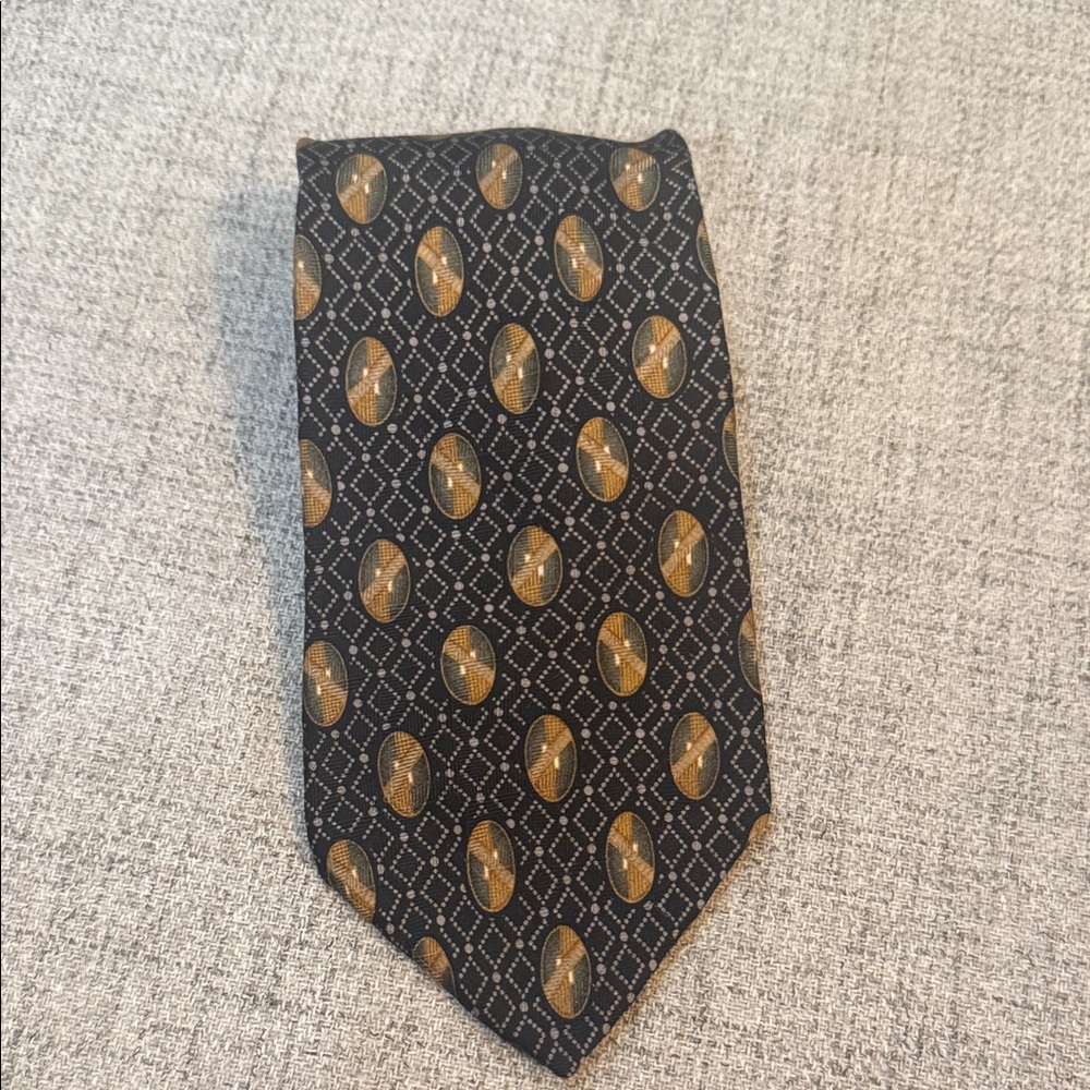 💜 Vintage Heritage by Etienne Aigner 100% Silk Tie, Late 80s/90s